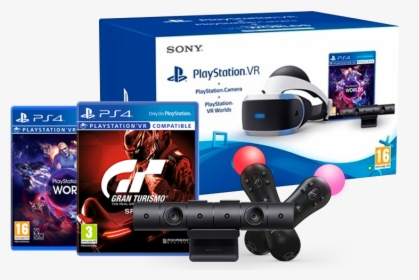 Sony Playstation Vr Headset Playstation Camera V2 Move - Ps4 Move Sport, HD Png Download, Transparent PNG