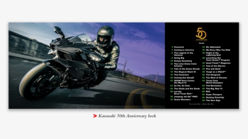 Kawasaki 50th 002 - Motorcycle, HD Png Download, Transparent PNG