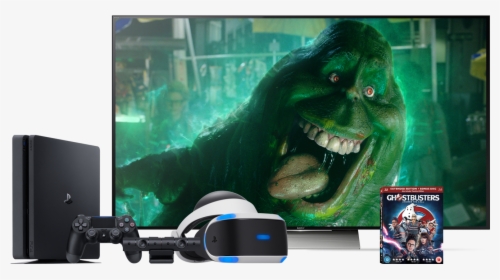 Playstation Vr , Png Download - Slimer Ghostbusters 2016, Transparent Png, Transparent PNG