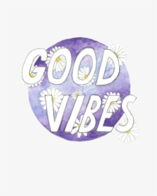 Good Vibes Purple Stickers, HD Png Download, Transparent PNG