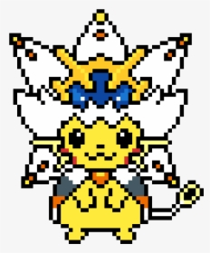 Solgaleo Pixel Art Pokemon, HD Png Download, Transparent PNG