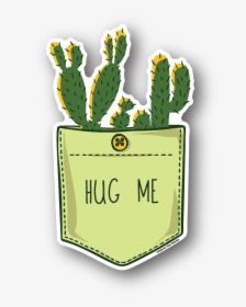 Cactus Sticker, Hugs Sticker, Cute Folder Stickers, - Sticker, HD Png Download, Transparent PNG