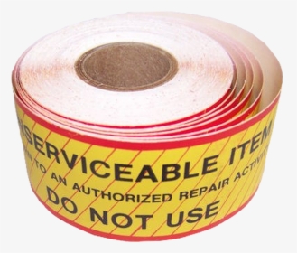 Unserviceable Item Roll Of Stickers - Wire, HD Png Download, Transparent PNG