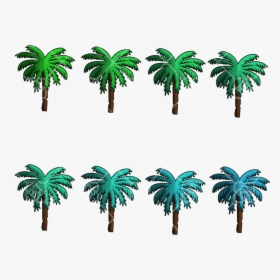 Sample File - Color Animated Palm Tree, HD Png Download, Transparent PNG
