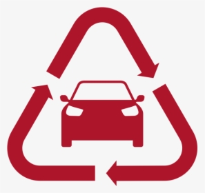 Red Motor Vehicle Icon - Red Car Icon, HD Png Download, Transparent PNG