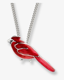 Nicole Barr Designs Sterling Silver Cardinal Necklace - Cardinal Necklace, HD Png Download, Transparent PNG