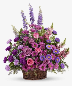 Flower Basket Png, Transparent Png, Transparent PNG
