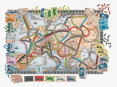 Europe My Favorite Map - Ticket To Ride, HD Png Download, Transparent PNG