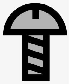 Vector Illustration Of Screw Threaded Fastener Used - Parafuso Vetor Png, Transparent Png, Transparent PNG