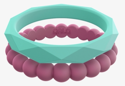 Qalo Women S Stackable Collection E Silicone Rings - Ring, HD Png Download, Transparent PNG
