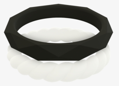 Qalo Women S Stackable Collection D Silicone Rings - Bracelet, HD Png Download, Transparent PNG