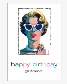 Vintage Birthday Girlfriend Glasses - Poster, HD Png Download, Transparent PNG