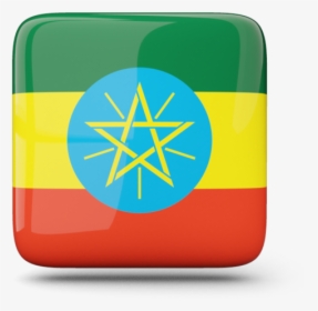 Glossy Square Icon - Ethiopia Icon, HD Png Download, Transparent PNG