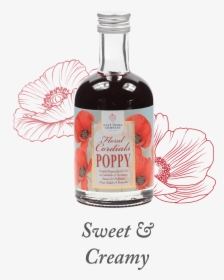 Poppy Cordial Available At The East India Company - Glass Bottle, HD Png Download, Transparent PNG