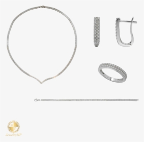 Jewelry Set By White Gold - Necklace, HD Png Download, Transparent PNG