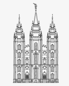 Lds Salt Lake Temple Clip Art, HD Png Download, Transparent PNG