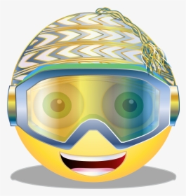 Graphic Skier Smiley Free Photo - Smiley, HD Png Download, Transparent PNG