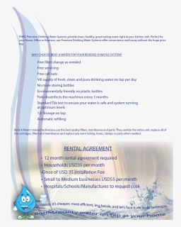 Document , Png Download - Water Machine Rental Agreement, Transparent Png, Transparent PNG