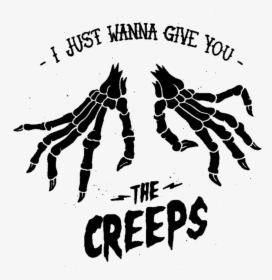 #thecreeps #skeleton #horror #scary #aesthetic #goth - Illustration, HD Png Download, Transparent PNG