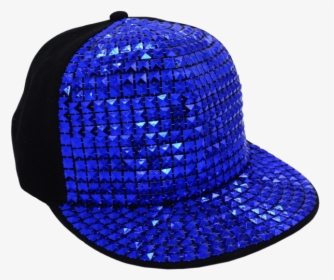 New Flat Hat Baseball Cap Hat Hip-hop Fashion Sequins - Baseball Cap, HD Png Download, Transparent PNG