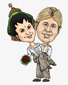 Karikatur Wedding Png, Transparent Png, Transparent PNG