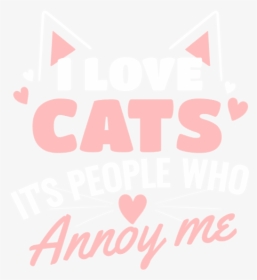 I Love Cats Udesign Demo / T-shirt Design Software - Poster, HD Png Download, Transparent PNG