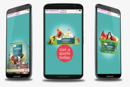 Asda Loans Campaign On Three Mobiles - Smartphone, HD Png Download, Transparent PNG