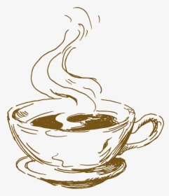 Coffee Cup Drawing Png, Transparent Png, Transparent PNG