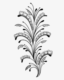 Black Plant Leaves Fake Tattoo, Black Plant Leaves - Illustration, HD Png Download, Transparent PNG