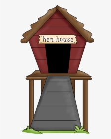 Clipart Hen House Clip Art Black And White Stock Hen - Clipart Hen House, HD Png Download, Transparent PNG