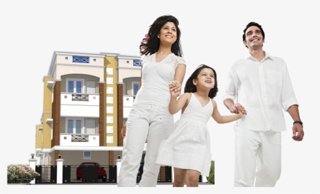 Indian Family Real Estate , Png Download - Real Estate Family Png, Transparent Png, Transparent PNG