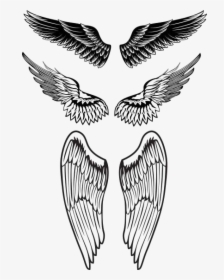 Wings Tattoo Png Background Image - Wings On Chest Tattoo Small, Transparent Png, Transparent PNG