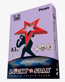 Purple - Lucky Star A4 Paper 80gsm, HD Png Download, Transparent PNG
