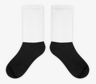 Black Foot Sublimated Socks, HD Png Download, Transparent PNG