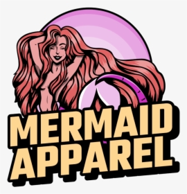 Beach Apparel Brand Logo Maker Featuring A Mermaid - Clothing Logos, HD Png Download, Transparent PNG