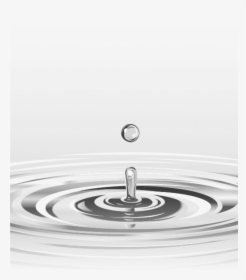 Transparent Water Drop Transparent Png - Draw A Simple Water Droplet, Png Download, Transparent PNG