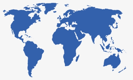 Dark Blue World Map, HD Png Download, Transparent PNG