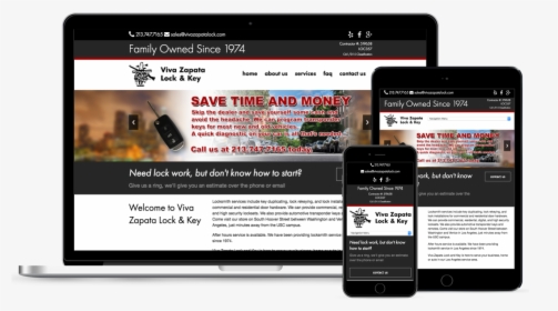 Responsive Website Example - Website, HD Png Download, Transparent PNG