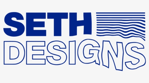 Sethdesigns Logo Blue 01 - Poster, HD Png Download, Transparent PNG