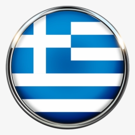 Σημαία Ελλάδασ Σχέδιο Στρογγυλή, HD Png Download, Transparent PNG