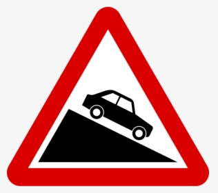 Mr Clipart Fortuner - Steep Hill Road Signs, HD Png Download, Transparent PNG
