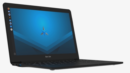 Star Lite Mk Ii Linux Laptop Computer Open Showing, HD Png Download, Transparent PNG