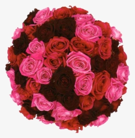 Rosde Bouque Png Round Shape - Garden Roses, Transparent Png, Transparent PNG