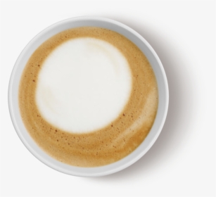 Top View Cappuccino Transparent - Cappuccino Coffee Top, HD Png Download, Transparent PNG