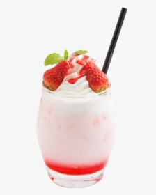 Milk Free Png Images - Transparent Strawberry Milk Png, Png Download, Transparent PNG