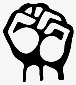 Transparent Black Fist Png Black And White People Symbols Png Download Transparent Png Image Pngitem - imagesblack power fist icon roblox
