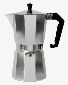 Aluminum Stovetop Espresso Coffee Maker 6 Cup - Espresso Pot Stainless Steel, HD Png Download, Transparent PNG