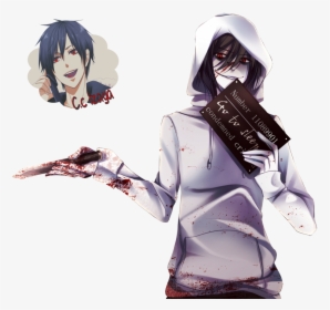 Hair,cg Artwork,hime Cut,fictional Character,long Hair,animation,fashion - Jeff The Killer Render, HD Png Download, Transparent PNG
