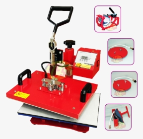Red 5 In 1 Heat Press Machine, HD Png Download, Transparent PNG