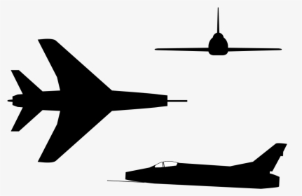 Planes In Ww2 Silhouette, HD Png Download, Transparent PNG